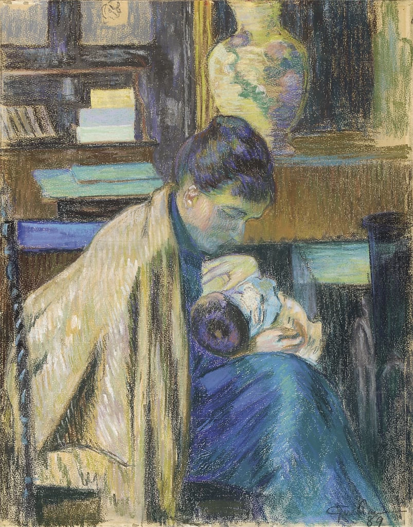 Madame Guillaumin con Madeleine, 1889